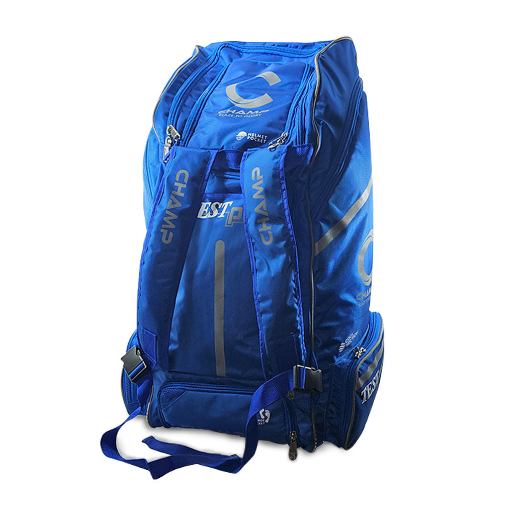 Champ TEST PRO Duffle Wheelie Kit Bag – Royal Blue