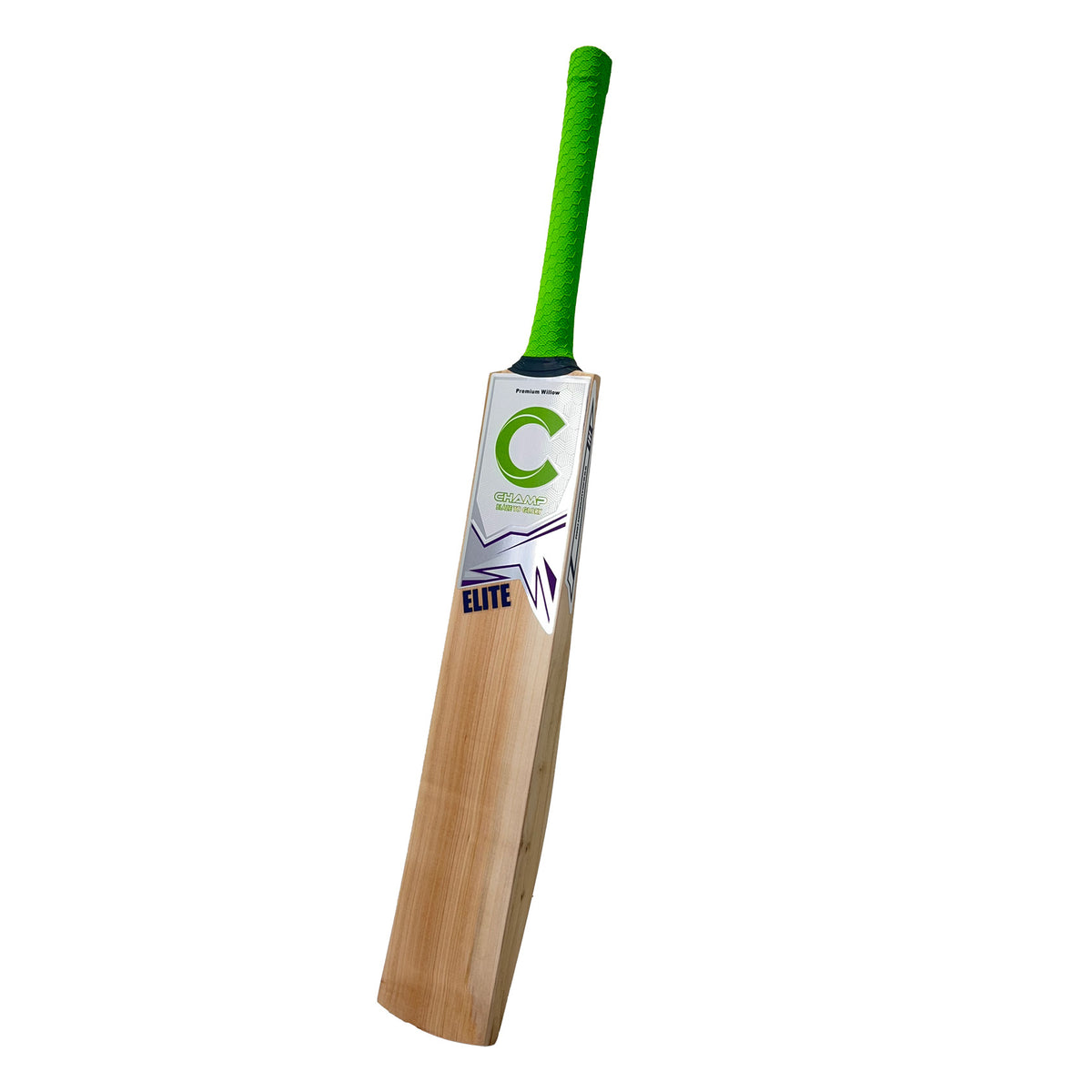 Champ ELITE Cricket Bat (2025) – Green and Purple – Size 4