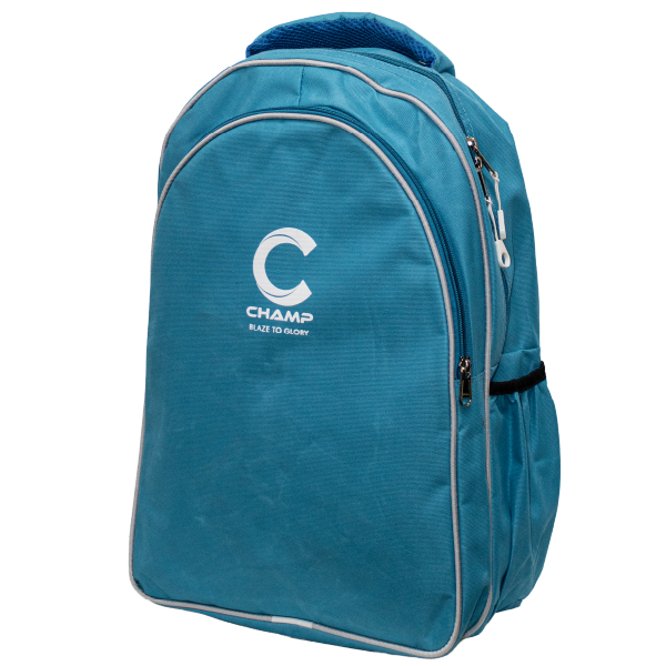 Champ 2025 Backpack-Sky Blue and White