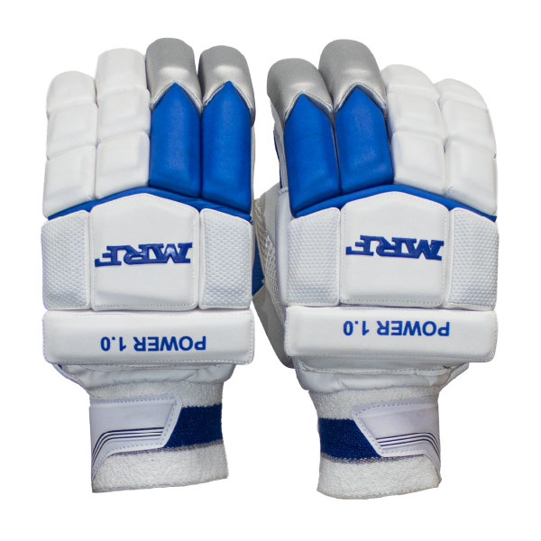 MRF Power 1.0 Batting Gloves – Blue – Youth