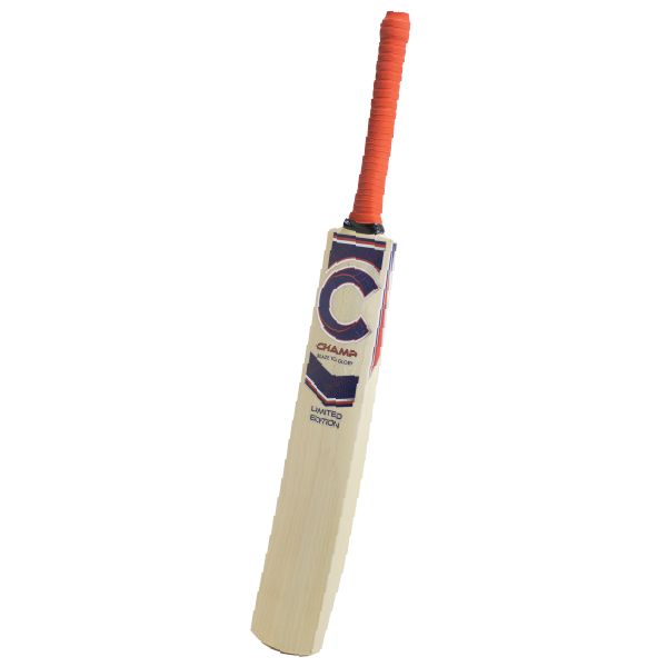 Champ Limited Edition English Willow Harrow – Navy and Red + Free Champ Limited Edition Batting Gloves – Youth RH