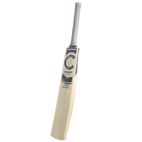 Champ Limited Edition English Willow SH – Black and Silver + Free Champ Limited Ed Batting Gloves