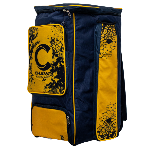 Champ Duffle Bag – Navy and Yellow