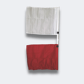 Admiral Red and White Official Athletics Flag