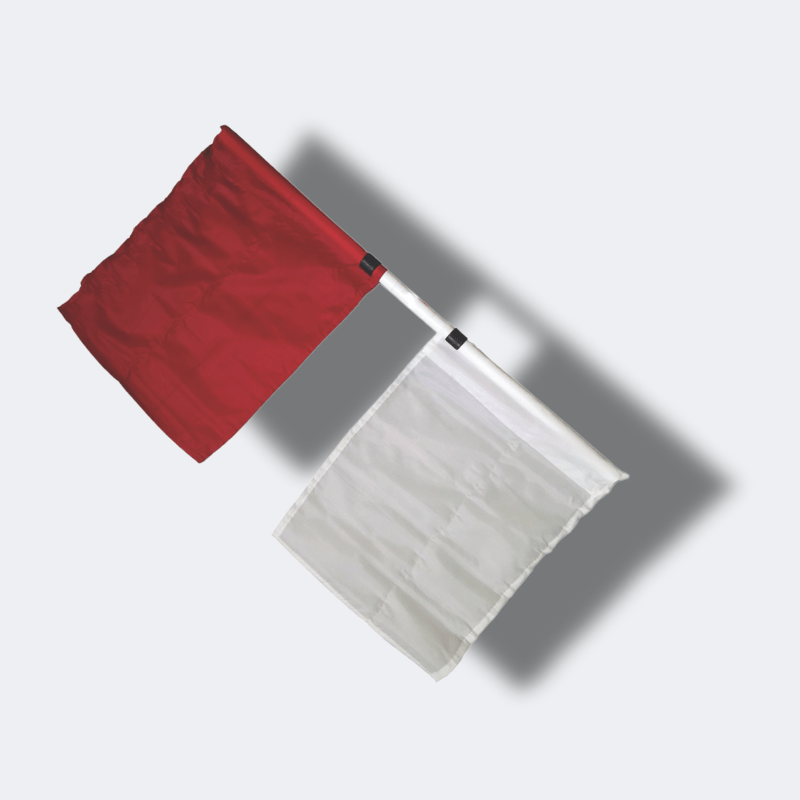 Admiral Red and White Official Athletics Flag