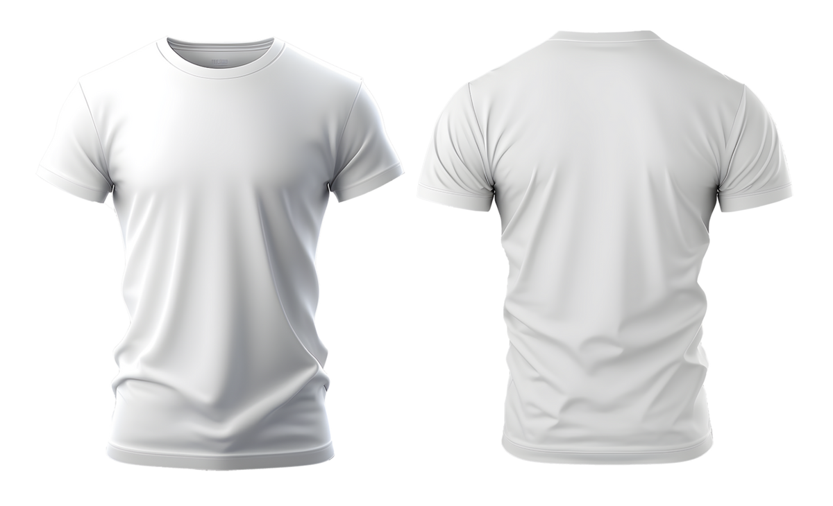 White T – Shirt – Round Neck