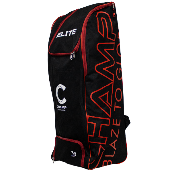 Champ Elite 2025 Duffle Wheelie-Black and Red