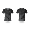 Champ Training T- Shirt – Black and Grey Abstract