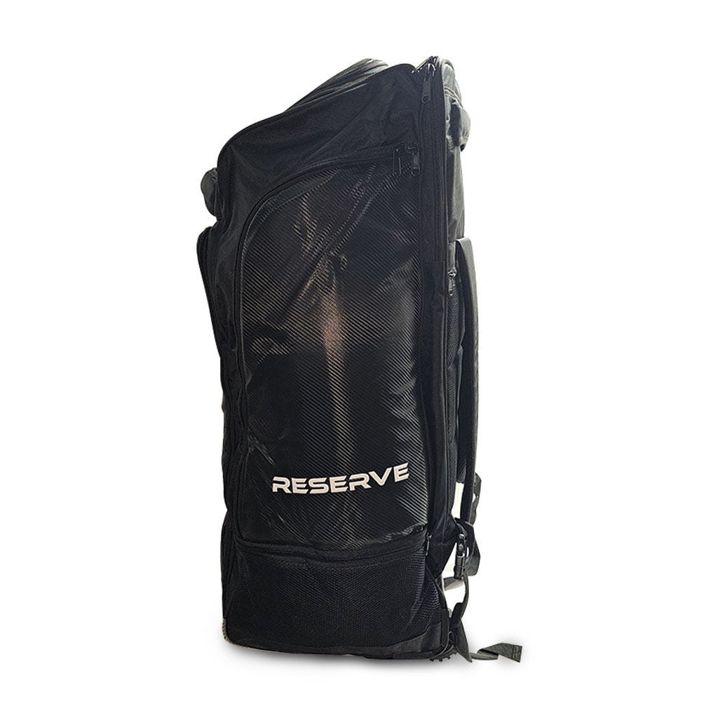 Champ RESERVE Duffle Wheelie Kit Bag – Senior – Black and White