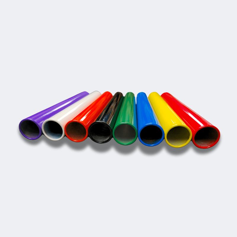Vinex Junior & Senior Relay Batons – Set of 8 – Anodized Aluminium