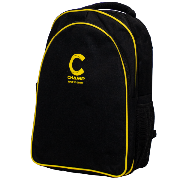 Champ 2025 Backpack-Black and Yellow